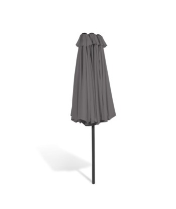 Parasol double gris pas cheres