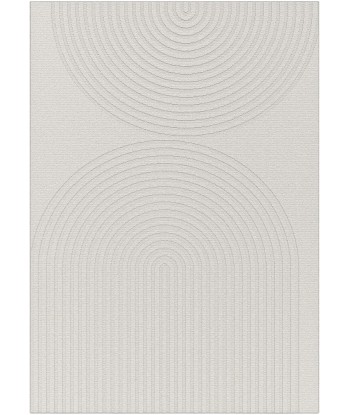 Tapis relief graphique acier Hypnos gris la chaussure