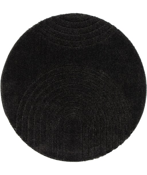 Tapis Épais Rond Noir - ATHENA - ∅ 160 acheter