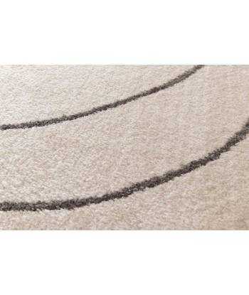 Tapis Rond Crème et Noir - DOLCE - ∅ 160 pour bénéficier 