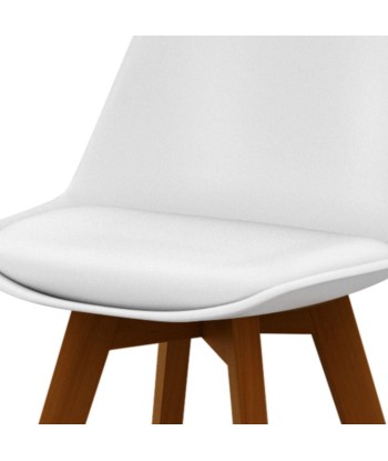 Lot de 4 chaises scandinaves Brava blanc acheter en ligne