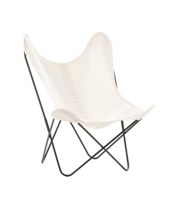 Fauteuil AA, coton blanc outlet