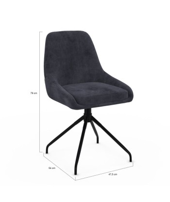 Lot de 2 chaises pivotantes Olivia Le MVP de beaucoup