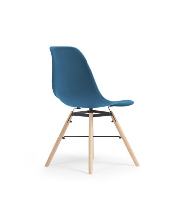 Lot de 2 chaises ARKKEN bleu canard les muscles