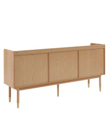 Buffet 2 portes 3 tiroirs en bois et cannage L180cm meilleur choix