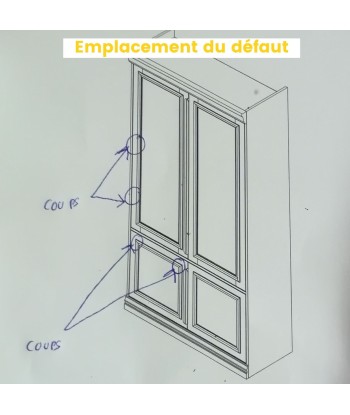 Armoire en pin Drawer - Léger défaut pour bénéficier 