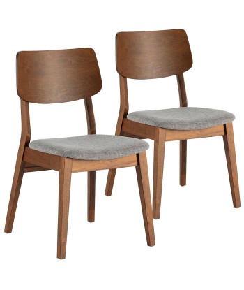 Lot de 2 chaises Susi couleur Noyer, bois massif Vous souhaitez 