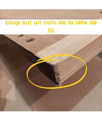 Lit coffre en tissu bouclette et tête de lit cannage 160x200cm DRAWER Le MVP de beaucoup