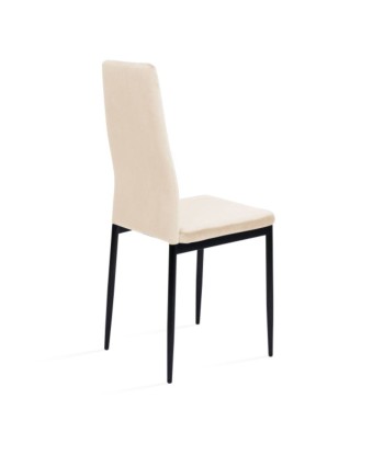 Lot de 6 chaises Jade creme ouvre sa boutique