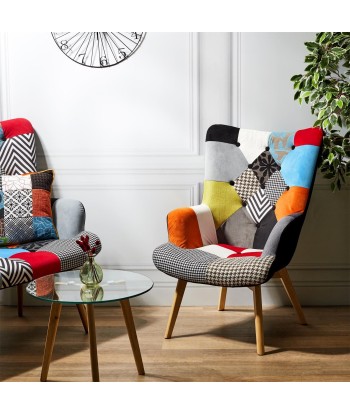 Fauteuil Multicolore Helsinki Patchwork acheter