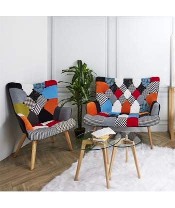 Fauteuil Multicolore Helsinki Patchwork acheter