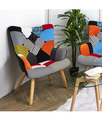 Fauteuil Multicolore Helsinki Patchwork acheter