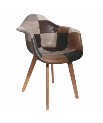 Fauteuil Marron Scandinave Simili Cuir en ligne