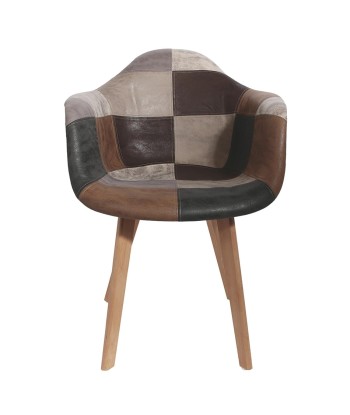 Fauteuil Marron Scandinave Simili Cuir en ligne