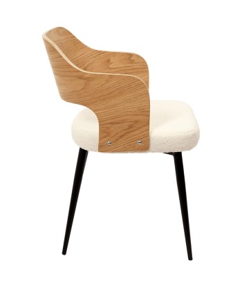 Fauteuil Bouclette Loki Blanc À commander