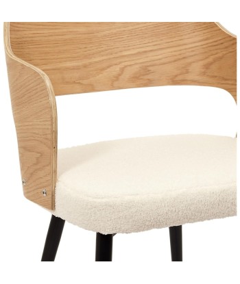 Fauteuil Bouclette Loki Blanc À commander