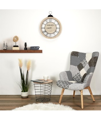 Fauteuil Gris Helsinki Patchwork Profitez des Offres !