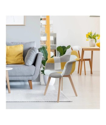 Fauteuil Jaune Scandinave Patchwork Comparez plus de prix