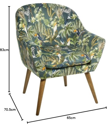 Fauteuil Jungle Velours Sango prix pour 