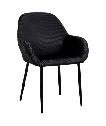 Fauteuil Noir En Velours Giulia prix