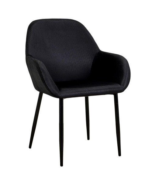 Fauteuil Noir En Velours Giulia prix