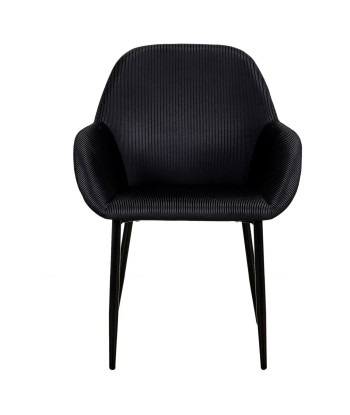 Fauteuil Noir En Velours Giulia prix