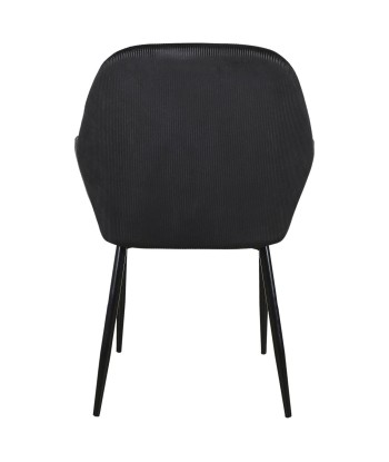 Fauteuil Noir En Velours Giulia prix