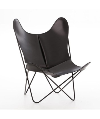 Fauteuil AA, cuir noir l'achat 