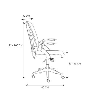 Fauteuil De Bureau Rabattable Noir Venez acheter