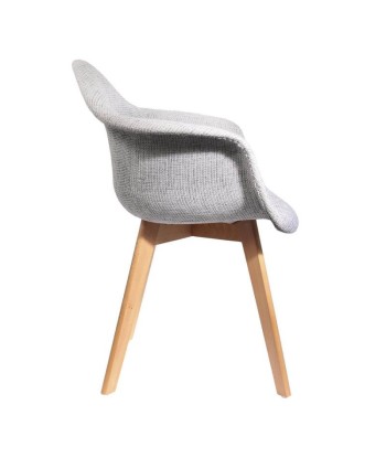 Fauteuil Grosse Maille Gris ou a consommer sur place