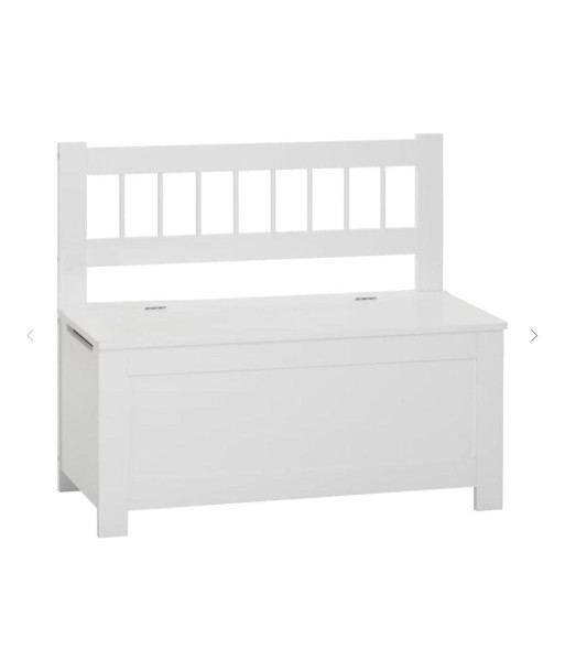 Banc Coffre Enfant En Bois Blanc pas cher